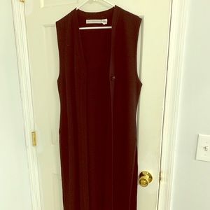 🍍Paul Alexander long black sweater cardigan